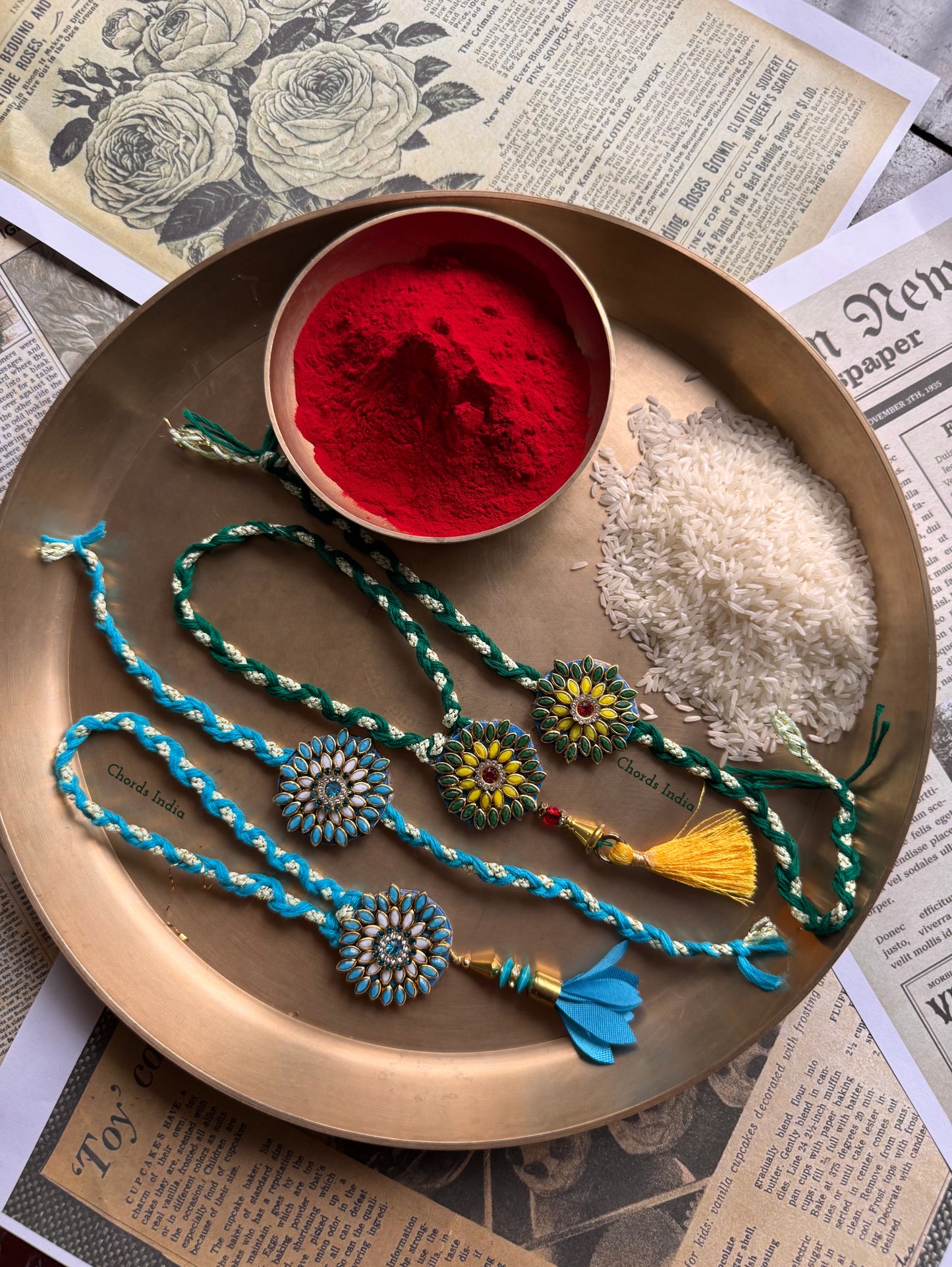 Tana Bana Rakhi (Set of 2)