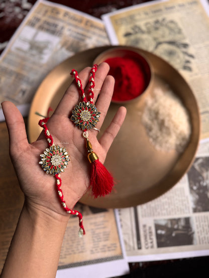 Tana Bana Rakhi (Set of 2)